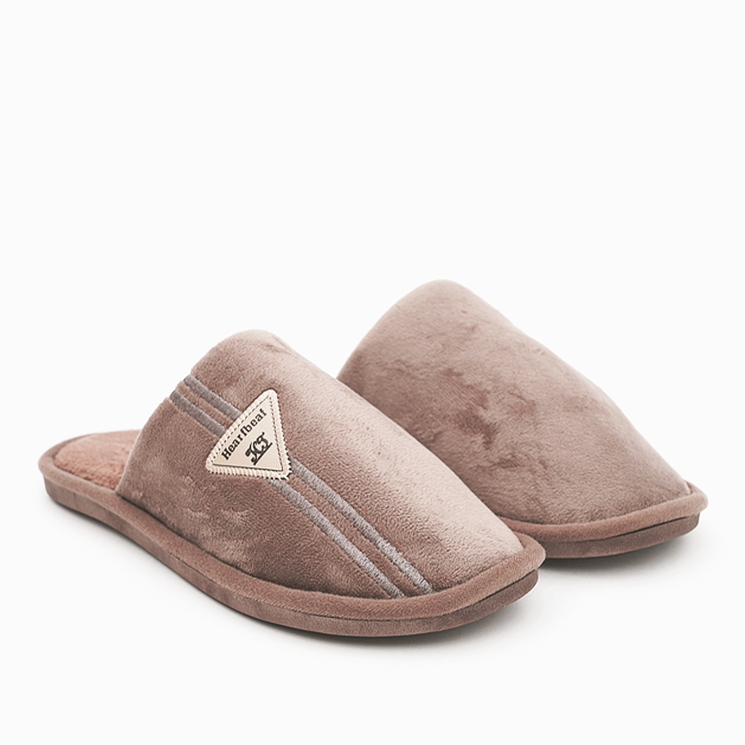 Чоловічі домашні капці з закритим носком 593198 Бежеві