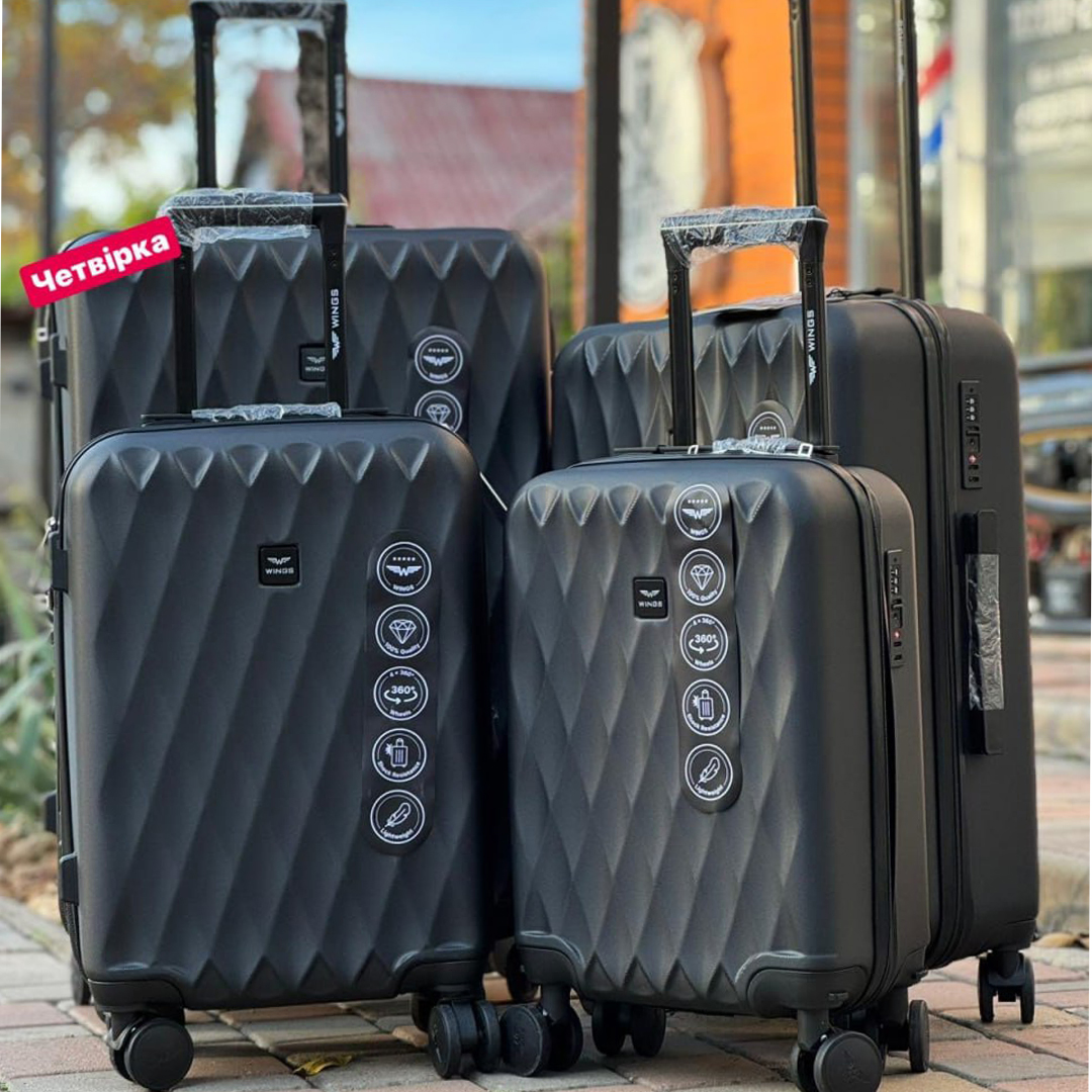 Чемодан TO190 Среднее 75 л. 593769 Черная