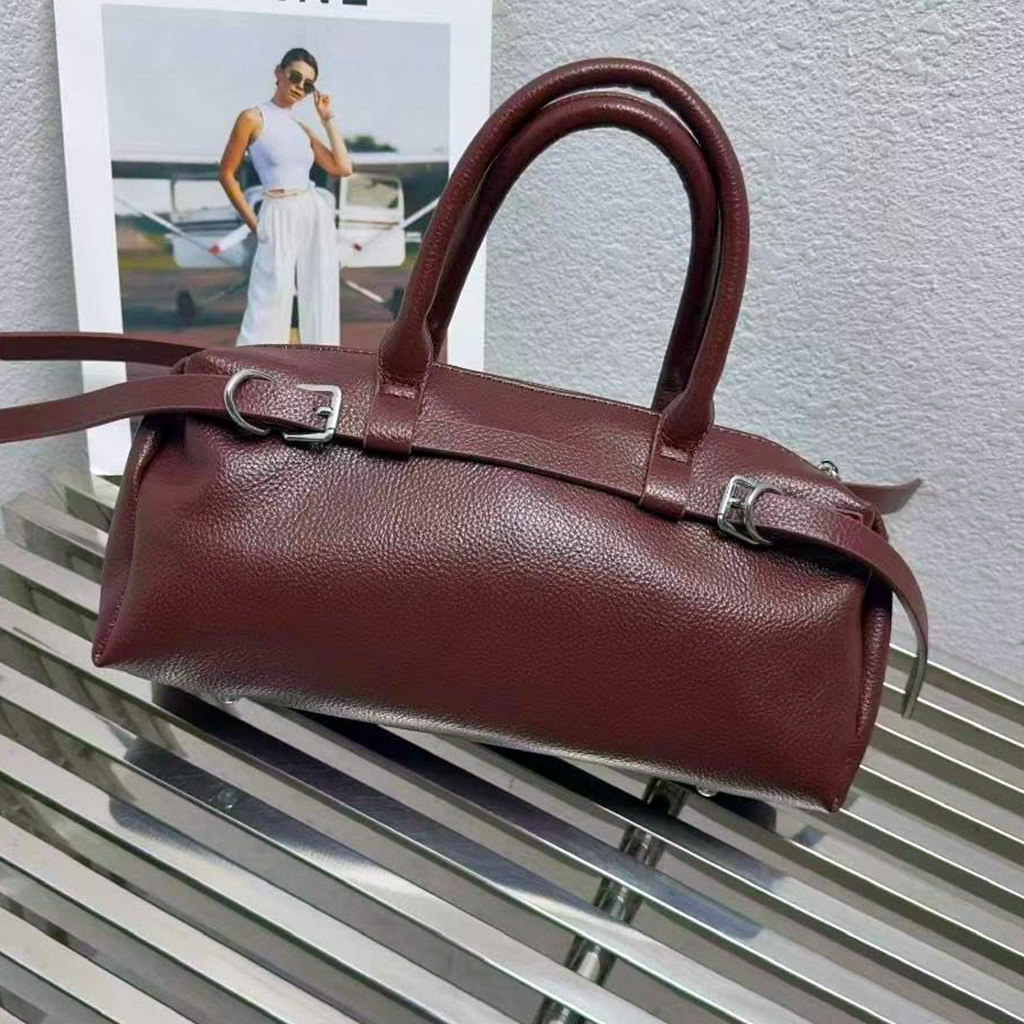 Сумка-багет із штучної шкіри 593629 Бордова