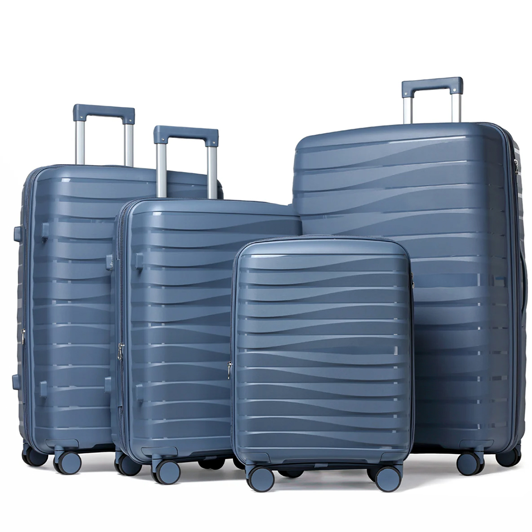 Велика валіза L 97 л 593972 Синя