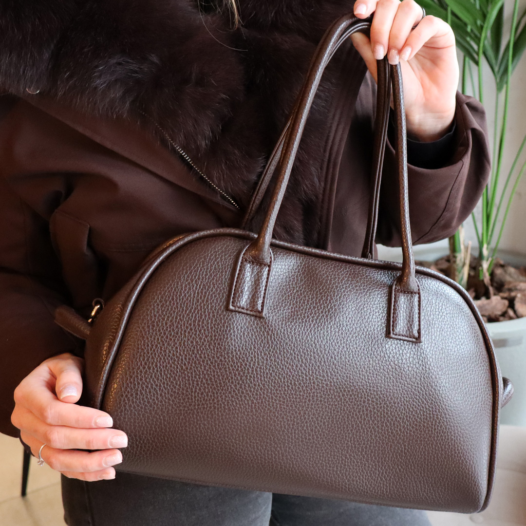 Сумка женская кожа эко 594045 Коричневая