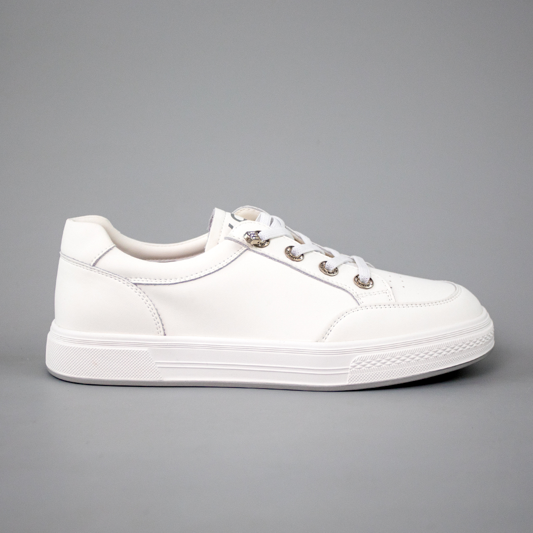 Кеди жіночі шкіряні 594241 Білі