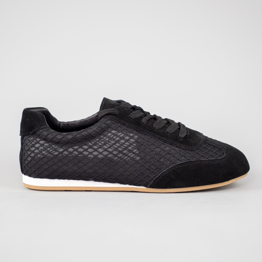 Мокасины женские сетка летние 594295 Черные