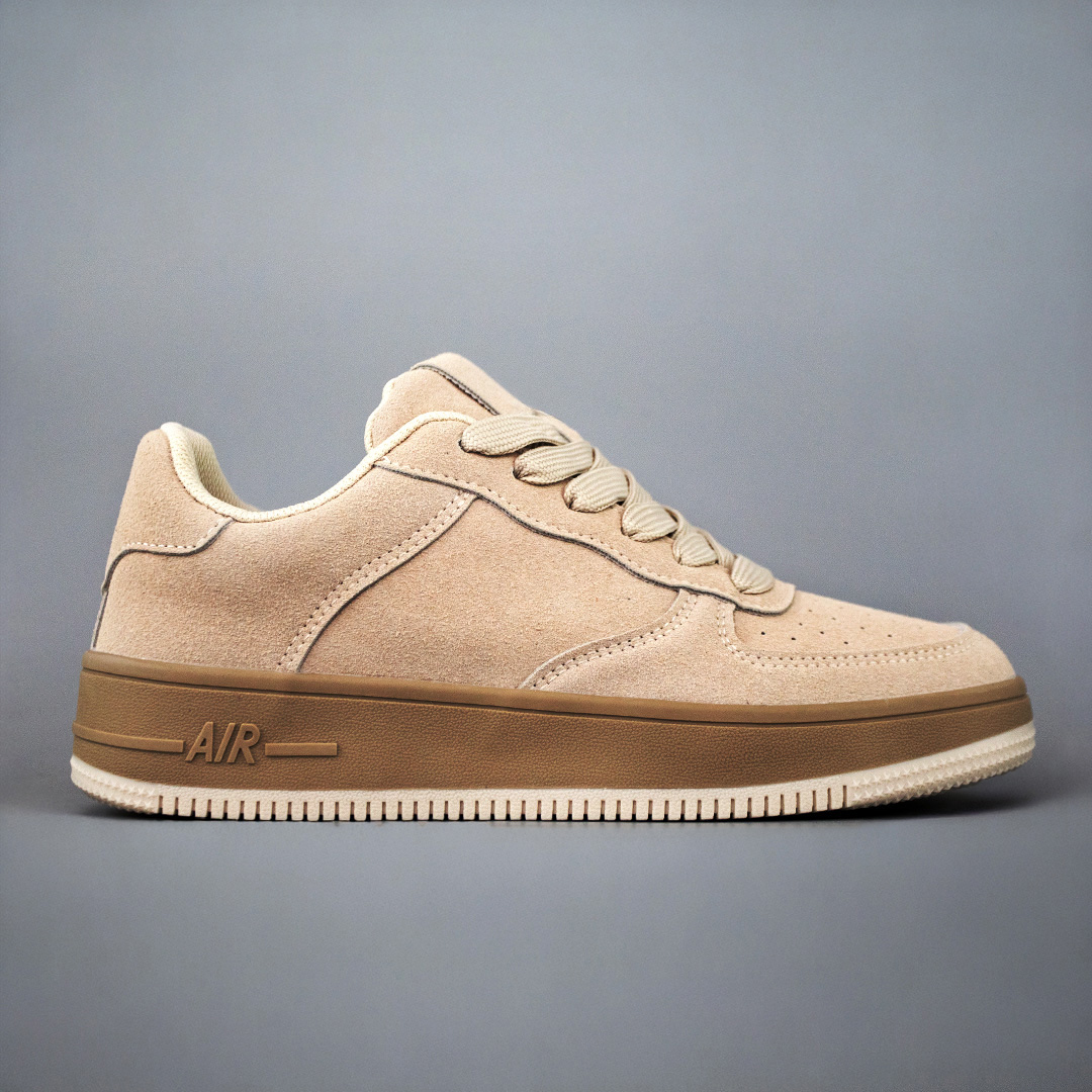 Кеди жіночі еко шкіра 594371 Темно Бежеві