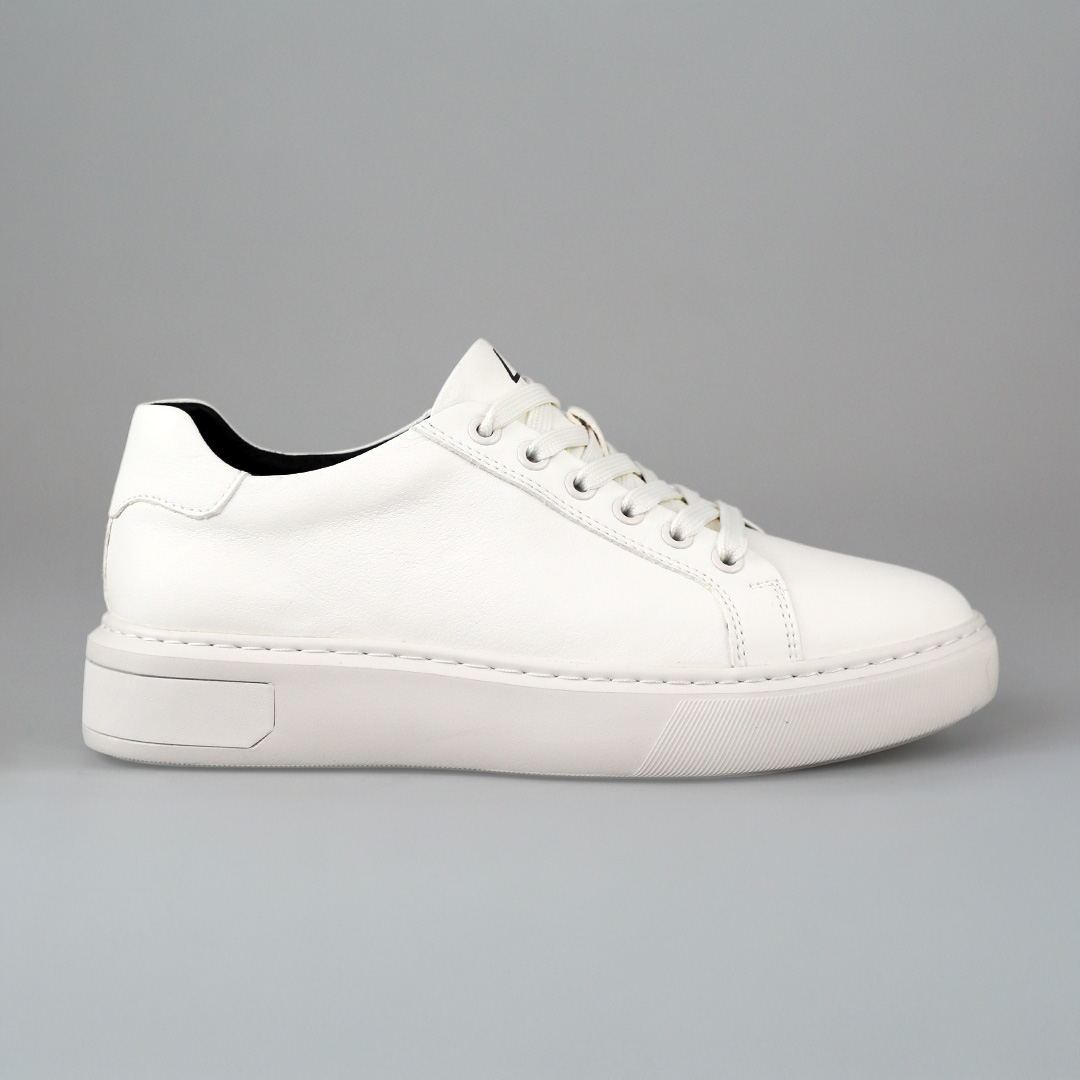 Кеды мужские кожаные 594525 Белые распродажа