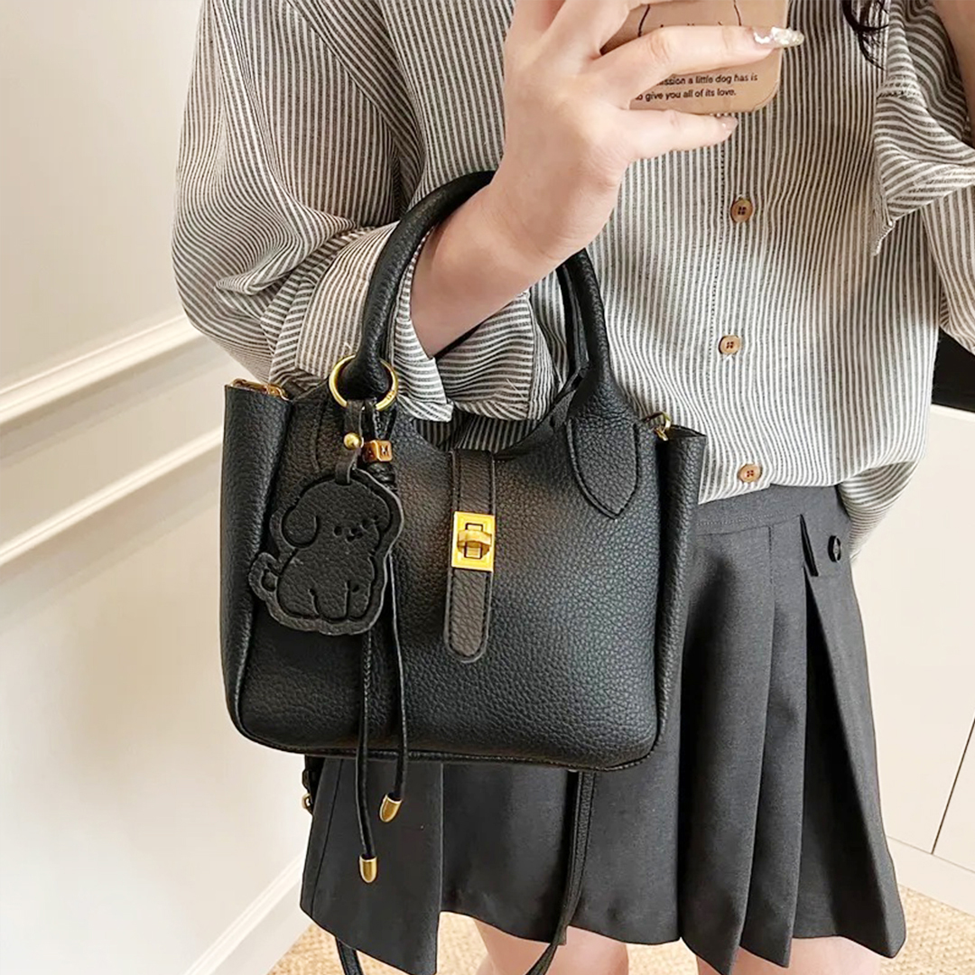 Сумка тоут жіноча з еко шкіри 594113 Чорна