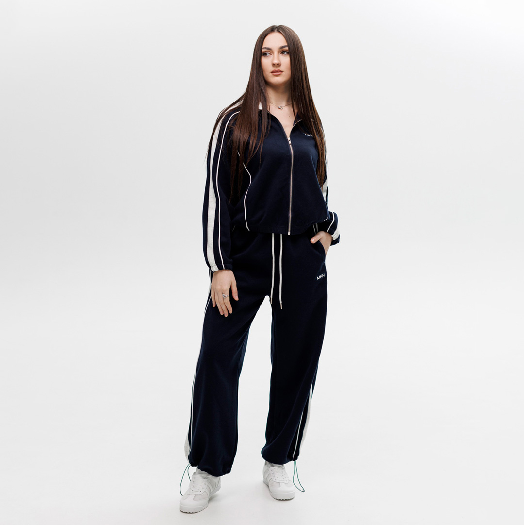 Костюм жіночий спортивний 594456 Темно-синій розпродаж