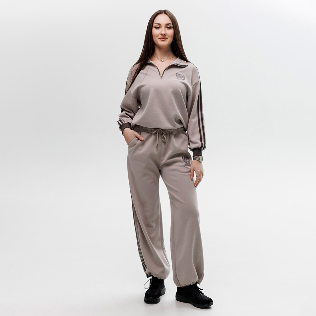 Костюм женский спортивный 594449 Светло-серый распродажа