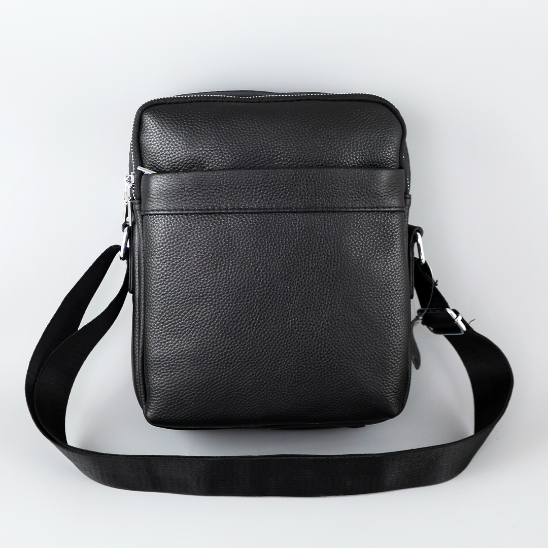 Сумка кожаная 594554 Черная