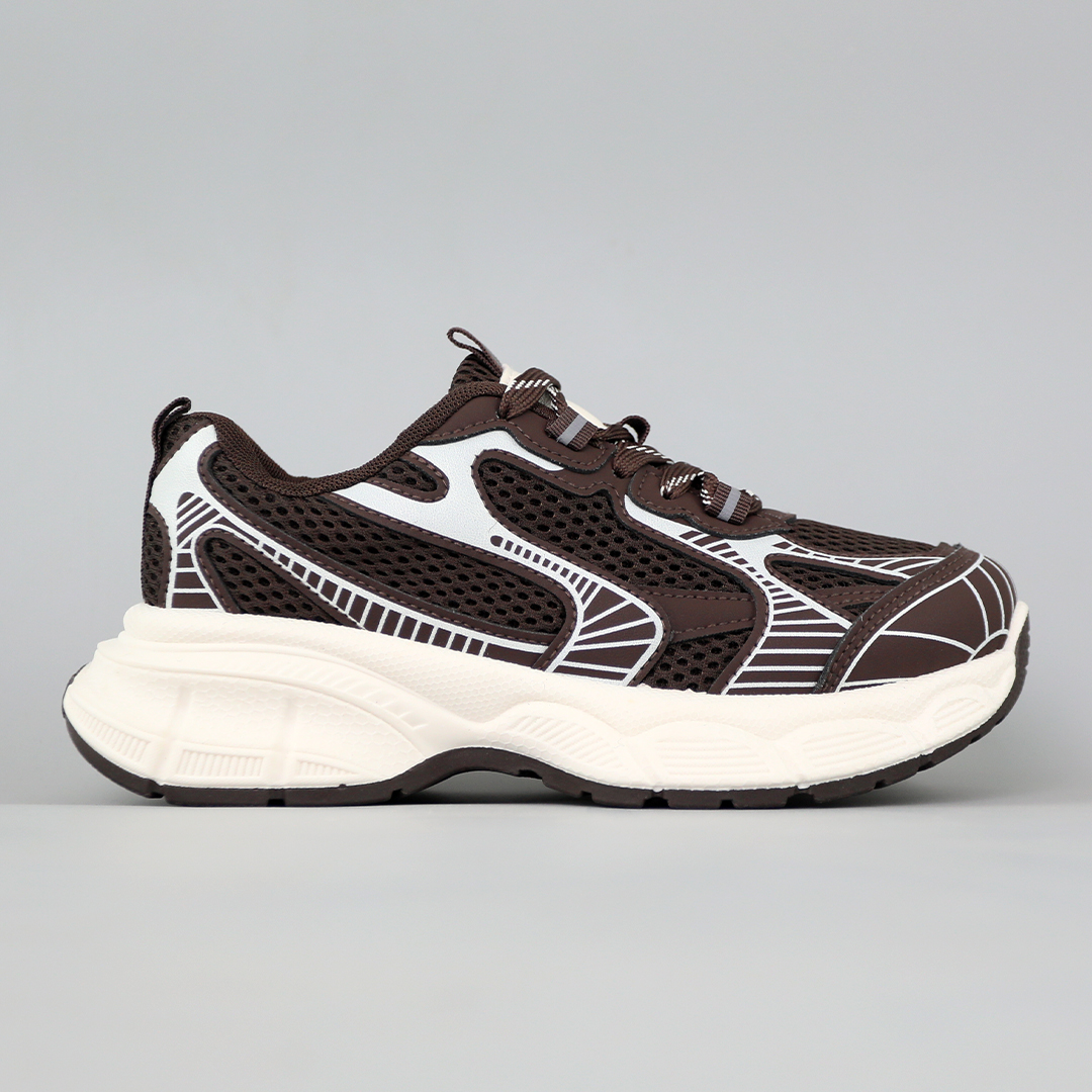 Кроссовки женские сетка 594675 Шоколад