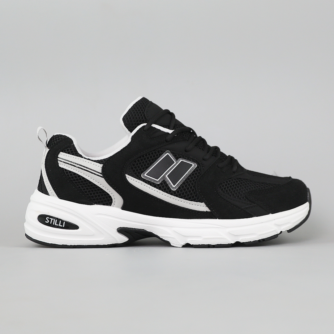 Кроссовки мужские сетка 594683 Черные