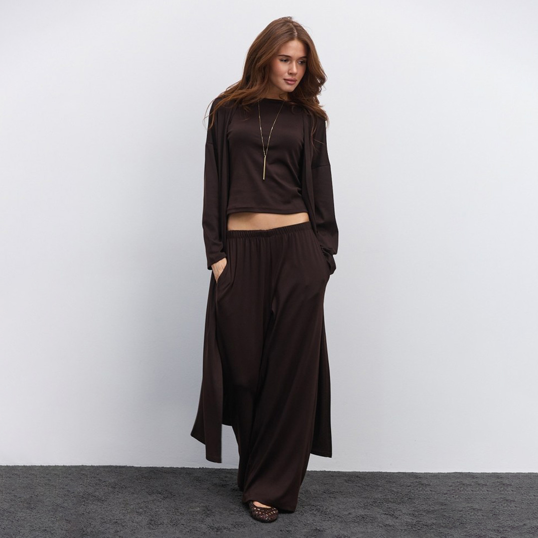 Костюм жіночий 594921 Коричневий