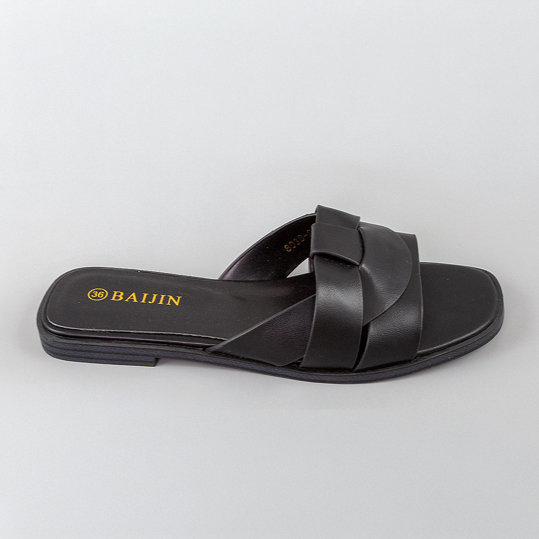 Шлепанцы женские 594726 Черные