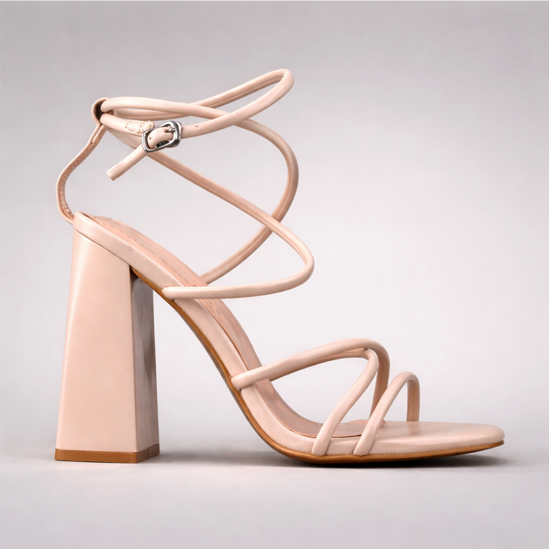 Босоножки женские 594670 Бежевые