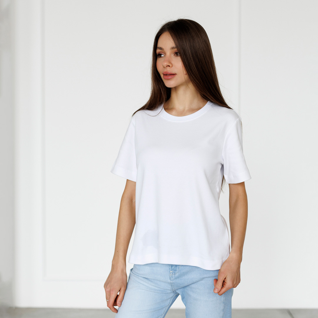Футболка женская 595141 Белая