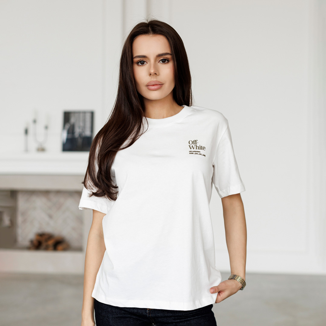 Футболка жіноча 595123 Біла