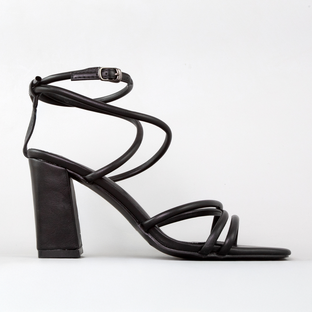 Босоножки женские эко кожа 594608 Черные