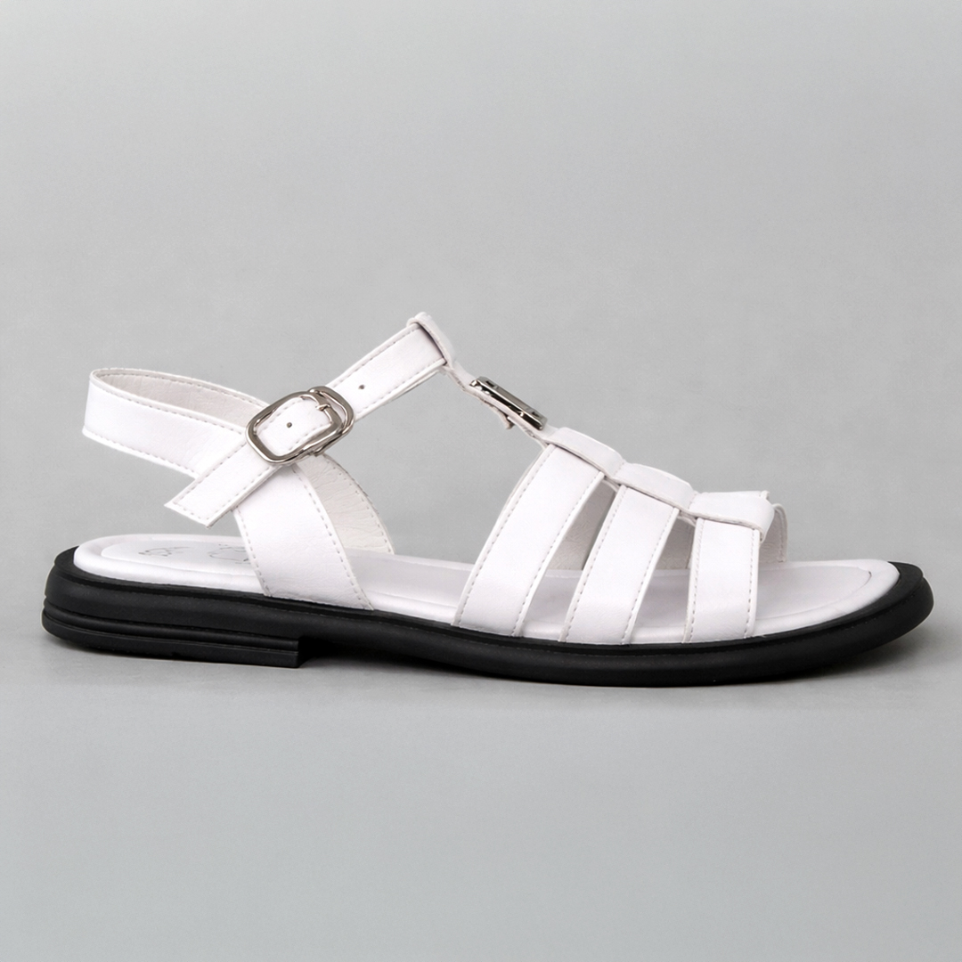 Сандали женские кожаные 594212 Белые