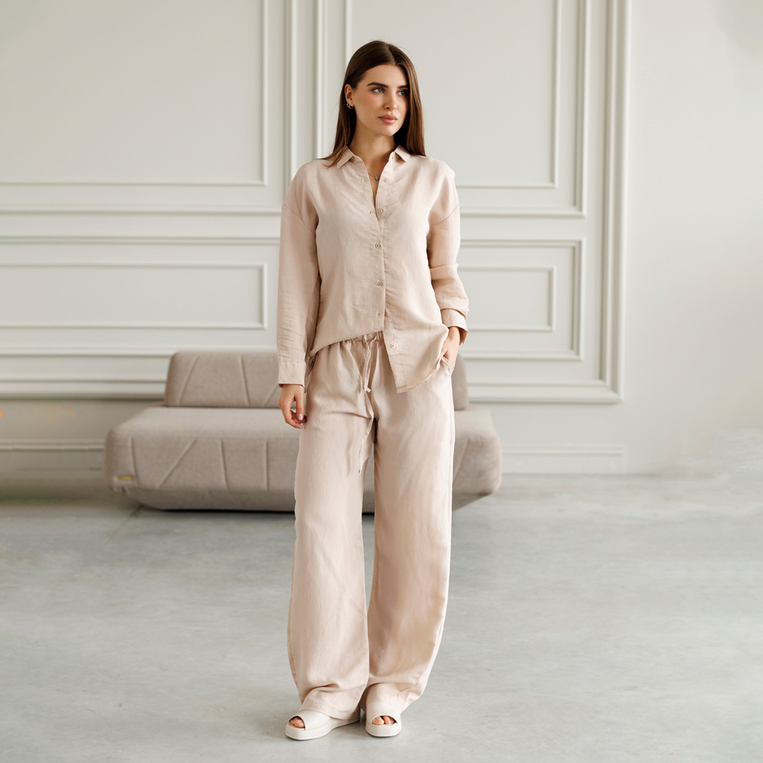 Костюм женский 595162 Бежевый