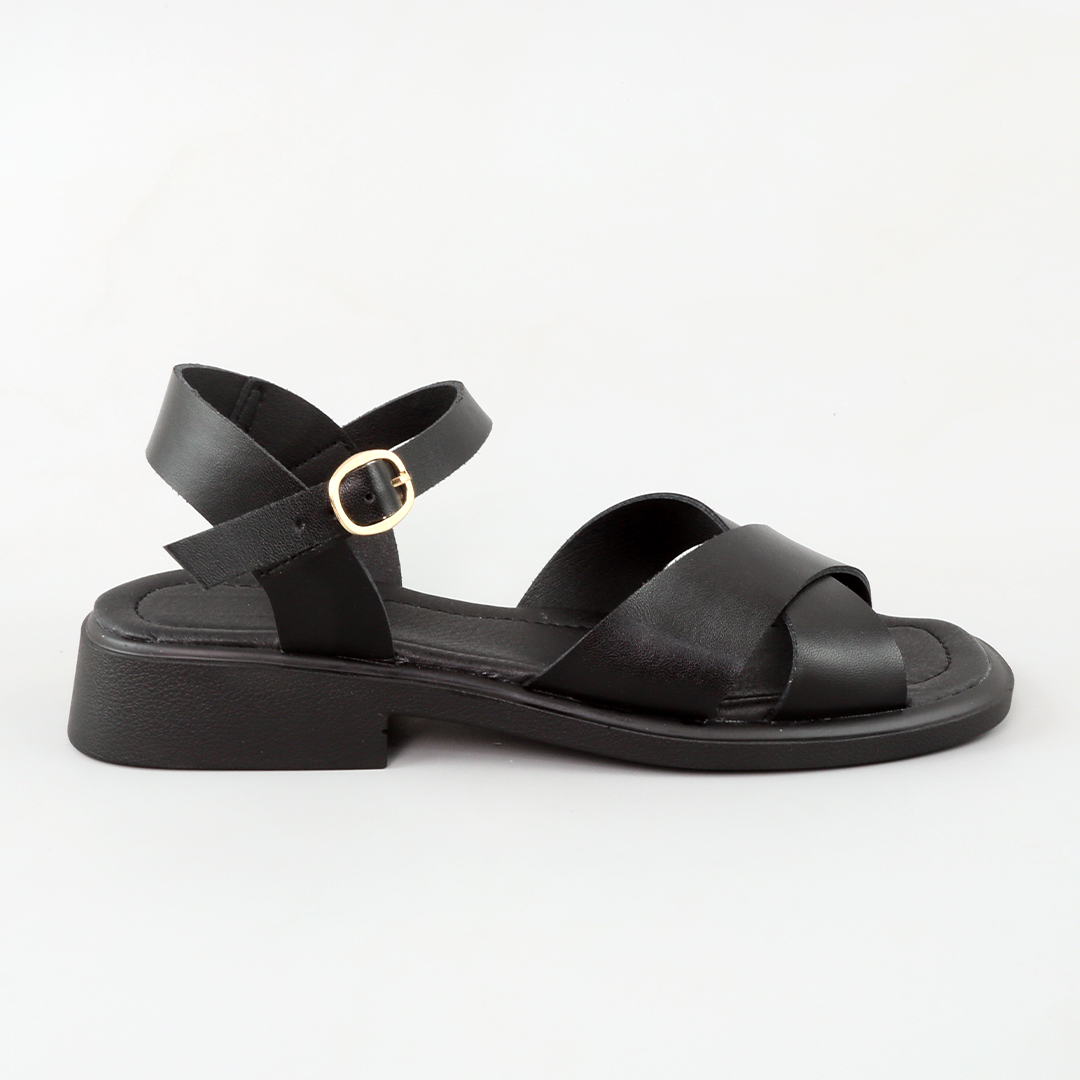 Сандали женские кожа 594434 Черные