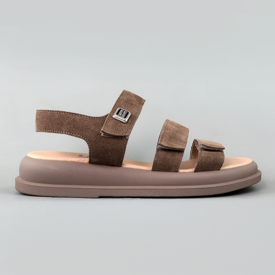 Сандали женские замшевые 594194 Шоколад