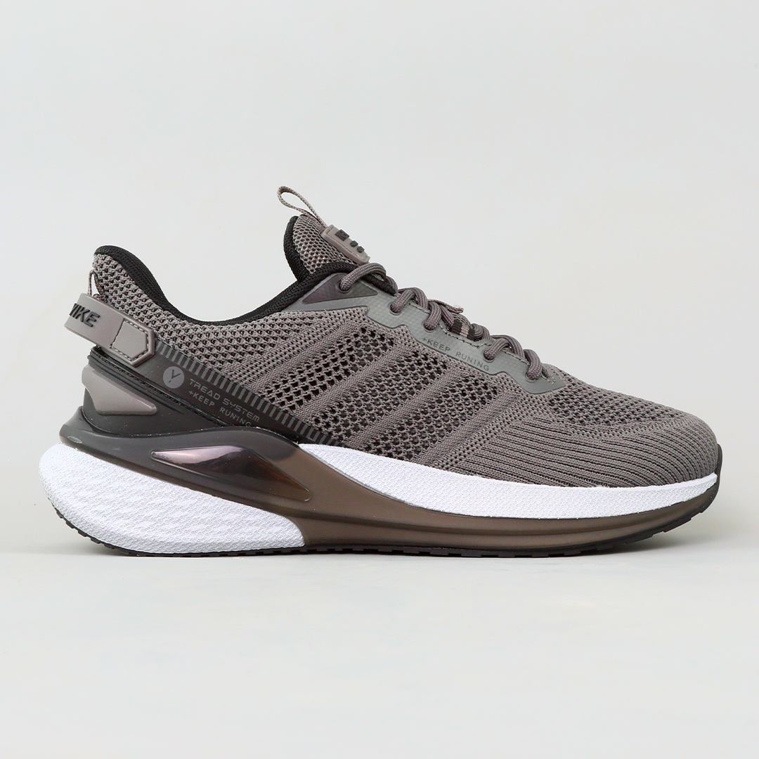 Кроссовки мужские сетка 595337 Серые темные