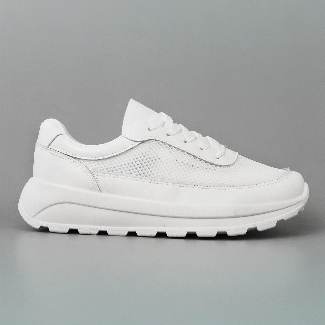 Кросівки жіночі сітка дихаючі 595315 Білі