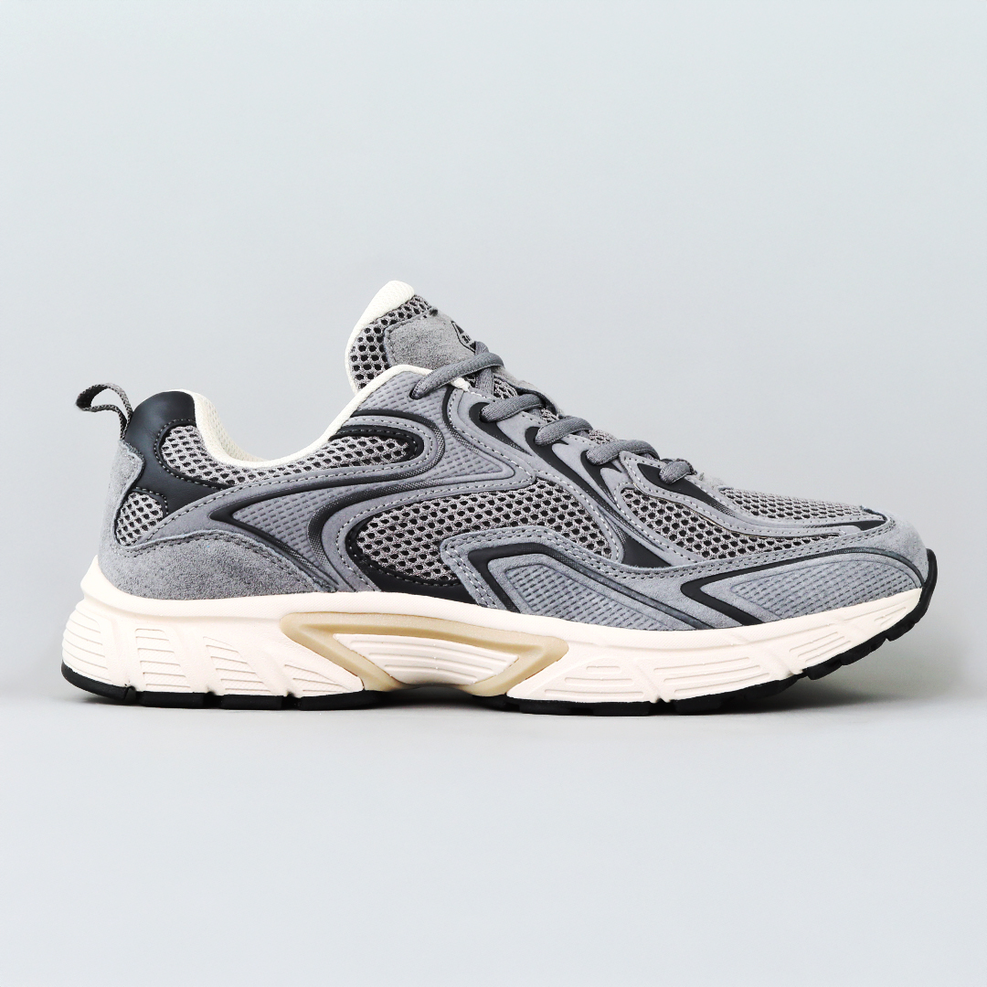 Кросівки чоловічі сітка 595398 Сіро-бежеві